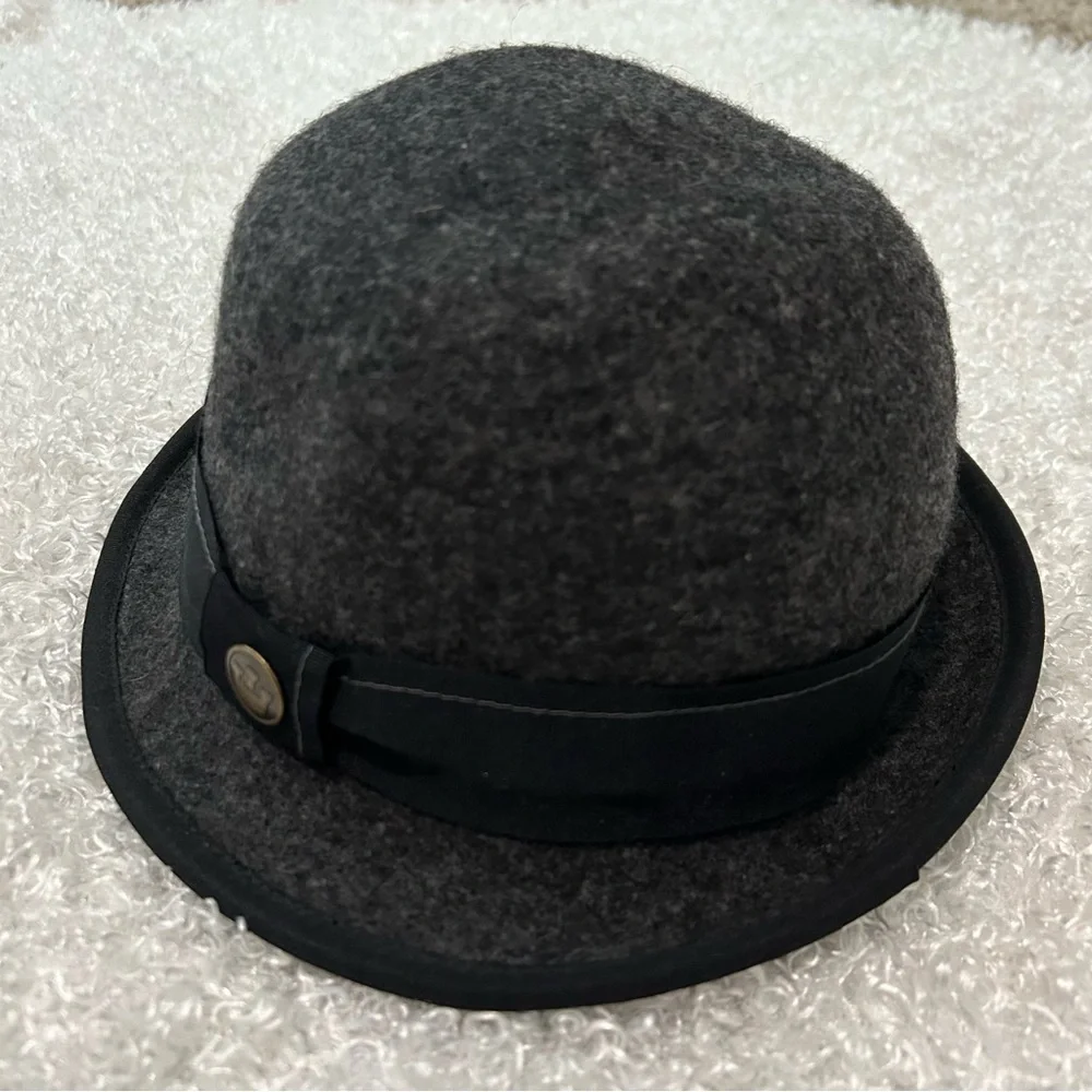 Goorin Bros. Dark Gray 100% Wool Fedora Size Medium